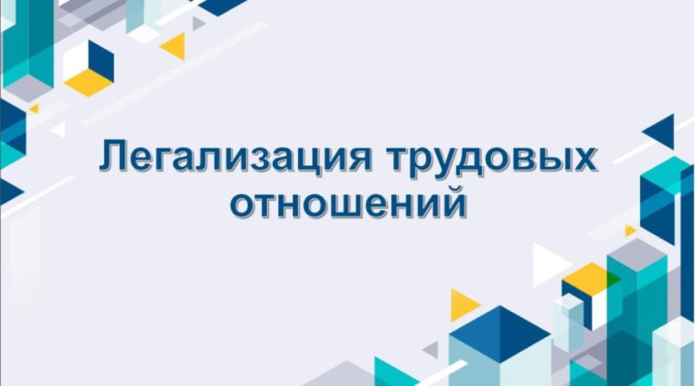 Легализация трудовых отношений. Легализация трудовых отношений.